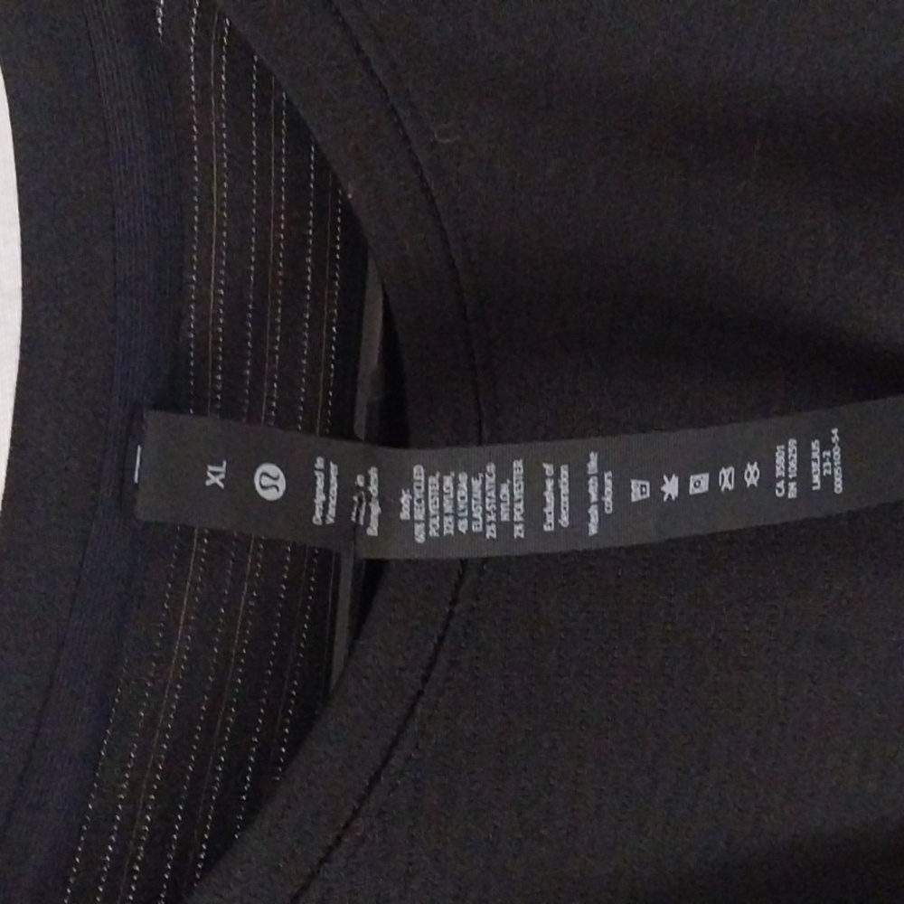 Lululemon Mens Shirt Peloton Collab Xl Black Active Athletic - Picture 2 of 6